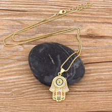 Load image into Gallery viewer, Evil Eye necklace